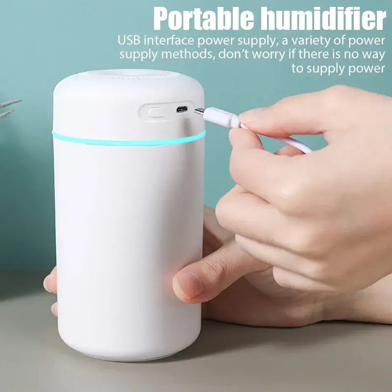 Portable 420ml Air Humidifier Aroma Oil Humidificador for Home Car USB Cool