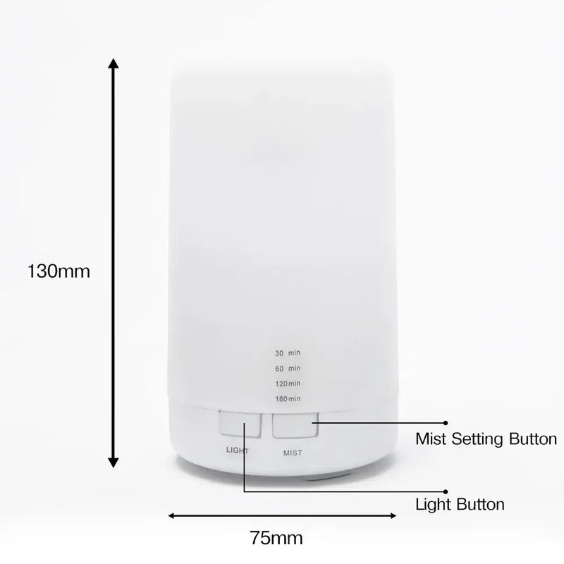 USB Aroma Diffuser and Humidifier with mist control for essential oils and air quality