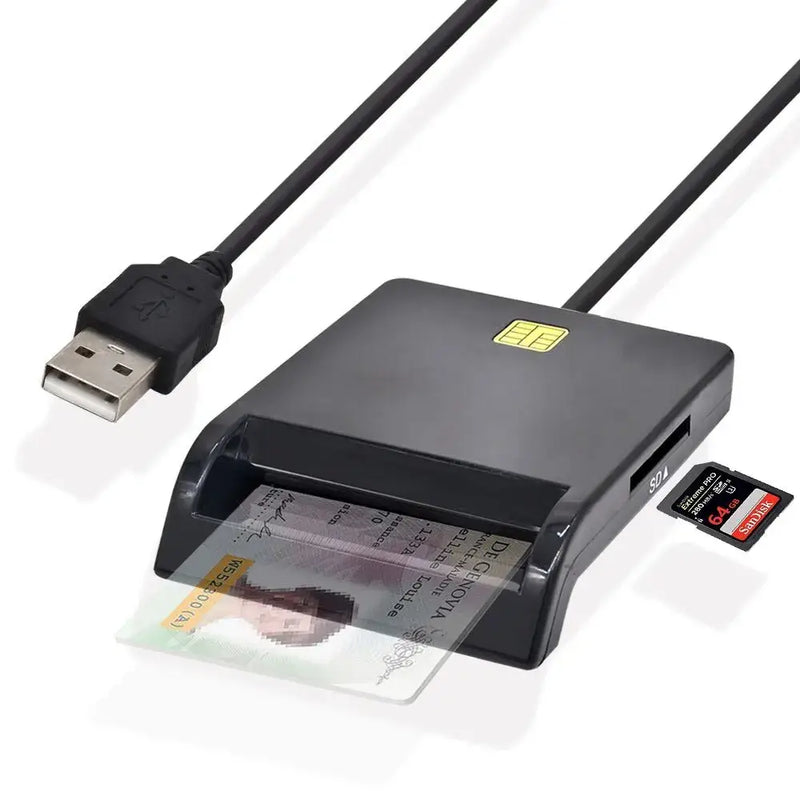 UTHAI X02 USB SIM Smart Card Reader For Bank Card IC/ID EMV SD TF MMC - X02-Multi Card