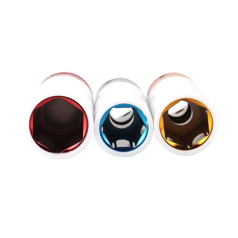 Three coffee pods in red, white, and yellow near Veconor Oil Pan Screw Sleeve Model Number 17