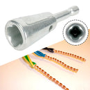 Metallic socket wrench in Vibratite Model Number Electrician Wire-Twisting Tools