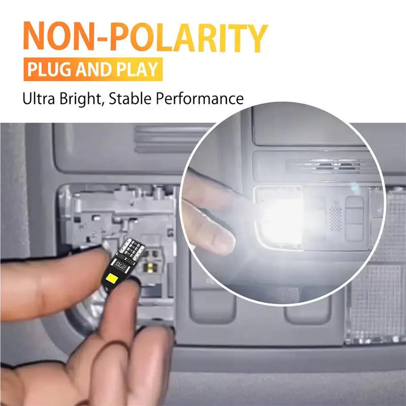 LED canbus installation of W5W LED Trunk Lamp in vehicle interior light socket