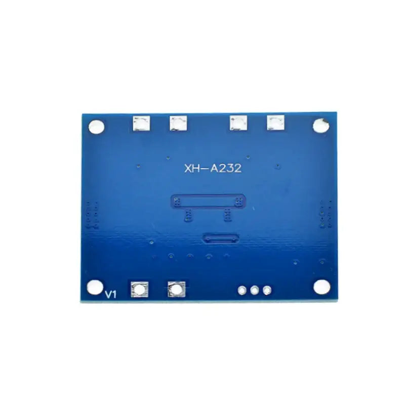 Blue circuit board module XH-A232 with connection points for WAVGAT model number 8-26V 3A semi