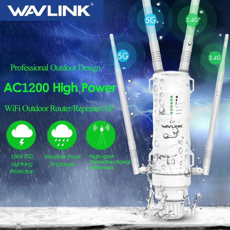 WAVLINK Wireless WAN Router with waterproof design and high Wi-Fi transmission rate