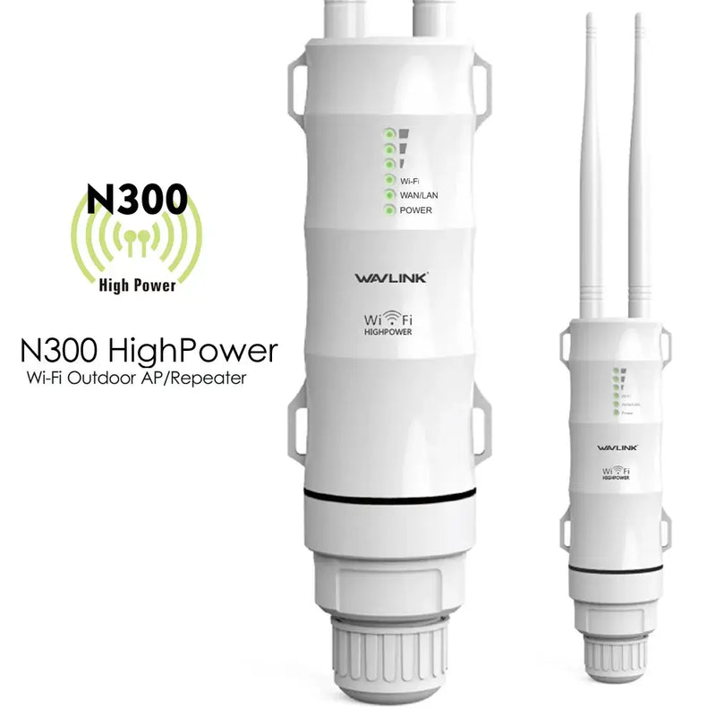 N300 High Power Wi-Fi outdoor repeater under WAVLINK Wireless WAN Router with high Wi-Fi transmission