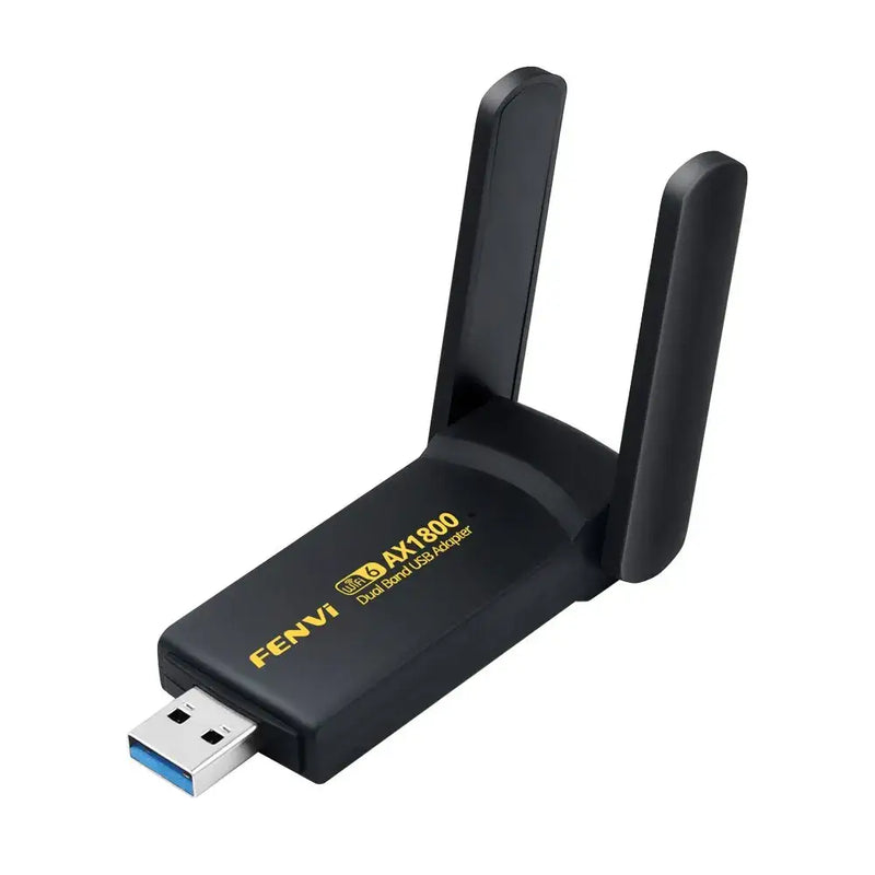 USB Wi-Fi adapter with two antennas for WIFI6 FU-AX1800 and seamless installation experience