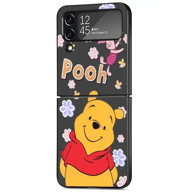 Winnie Pooh Bear Tigger Piglet Case for Samsung Galaxy Z Flip featuring Pooh Bear design