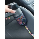 High power portable Wireless Car Vacuum cleaner with transparent chamber filled with sprinkles