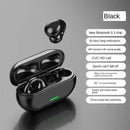 Wireless Earphones with Active Noise Cancellation and 400mAh Battery Capacity - black