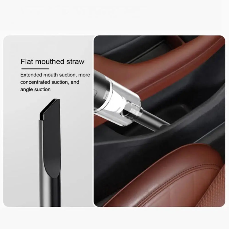 Wireless Handheld Car Vacuum Cleaner - USB Charging Strong Suction