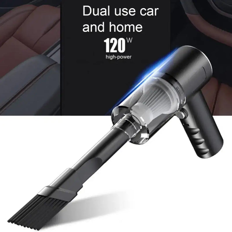 Wireless Handheld Car Vacuum Cleaner - USB Charging Strong Suction