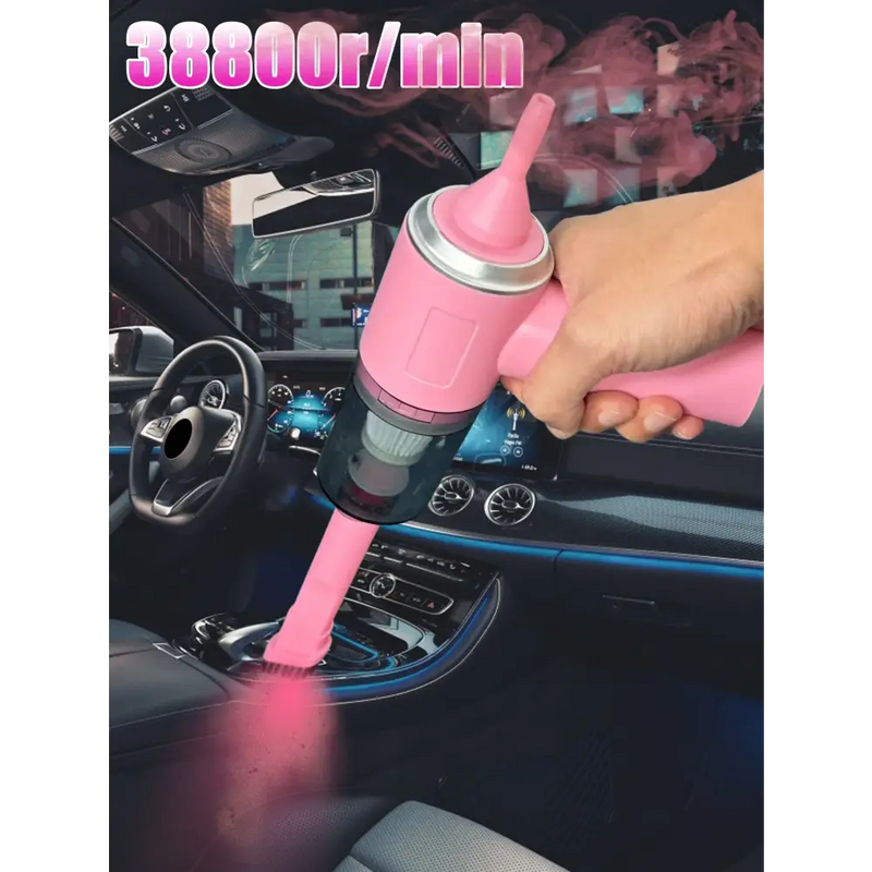 Wireless Handheld Car Vacuum Cleaner - USB Charging Strong Suction