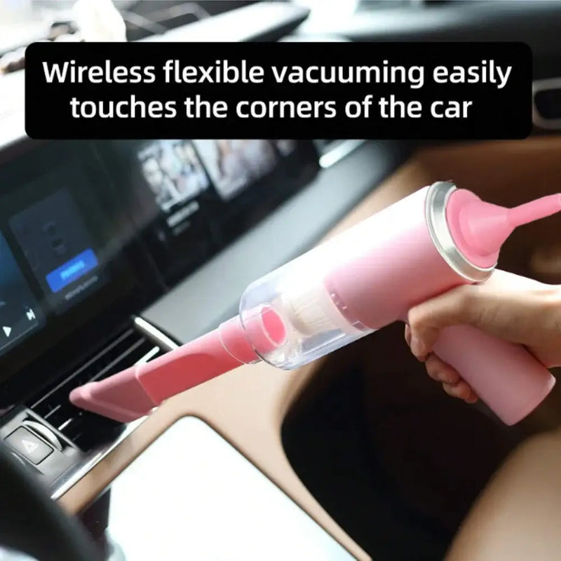 Wireless Handheld Car Vacuum Cleaner - USB Charging Strong Suction