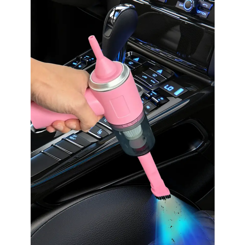 Wireless Handheld Car Vacuum Cleaner - USB Charging Strong Suction