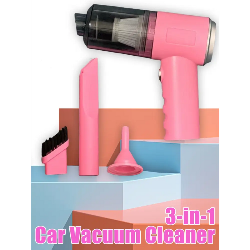 Wireless Handheld Car Vacuum Cleaner - USB Charging Strong Suction