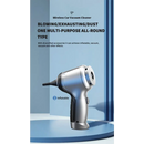 Handheld car vacuum for efficient cleaning with multiple functions and wireless convenience