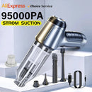 Wireless Handheld Car Vacuum Cleaner with attachments and transparent dust chamber