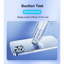 Suction device on iPhone 13 Pro Max, featured in Wireless Handheld Car Vacuum Cleaner