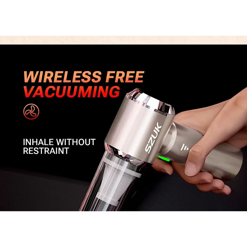 Wireless Vacuum Cleaner with Long Battery Life and Dust Cup Capacity