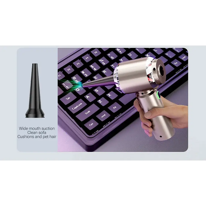 Wireless Vacuum Cleaner with Long Battery Life and Dust Cup Capacity