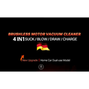 Wireless Vacuum Cleaner with Long Battery Life and Dust Cup Capacity