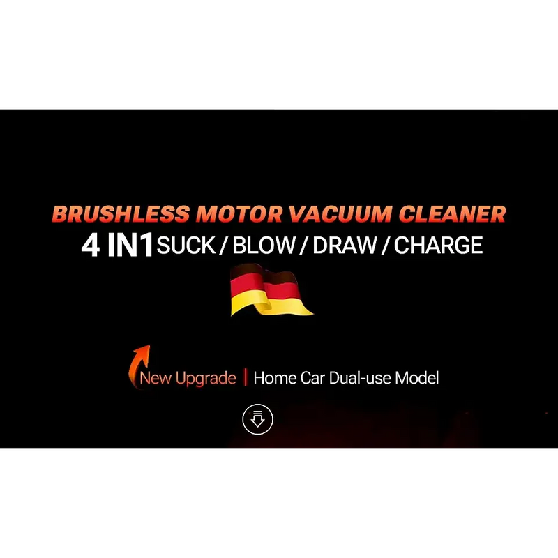 Wireless Vacuum Cleaner with Long Battery Life and Dust Cup Capacity