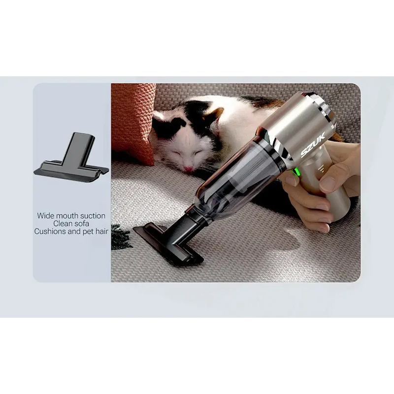 Wireless Vacuum Cleaner with Long Battery Life and Dust Cup Capacity