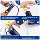 WORKPRO Grease Gun with Iron Material and Step-by-Step Instructions from Mainland China