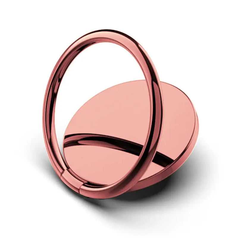 Rose gold finger ring holder with circular design for WSSHE Universal Magnetic Charger