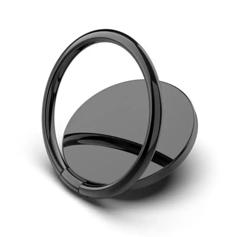 Circular shiny black finger ring holder for WSSHE Universal Magnetic Charger