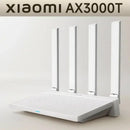 White Xiaomi AX3000T Router with four antennas for stable Wi-Fi 802.11g connections