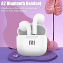White Xiaomi Mijia A2 Pro True Wireless Bluetooth Earphones in charging case