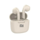 Pair of white Xiaomi Mijia A2 Pro True Wireless earbuds in open charging case