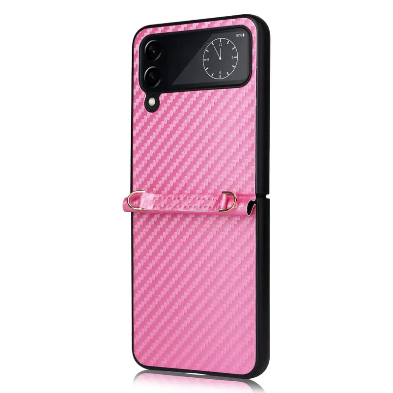 Xiong Gu Origin half-wrapped case for Samsung devices with textured pink design