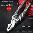 Multifunctional wire cutters with gray and silver handles, XMSJ high-quality carbon steel