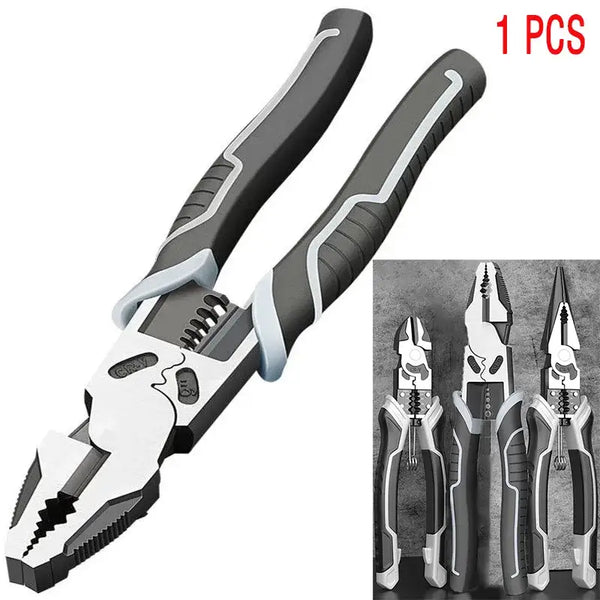 Multifunctional combination pliers with ergonomic handles from XMSJ high-quality carbon steel