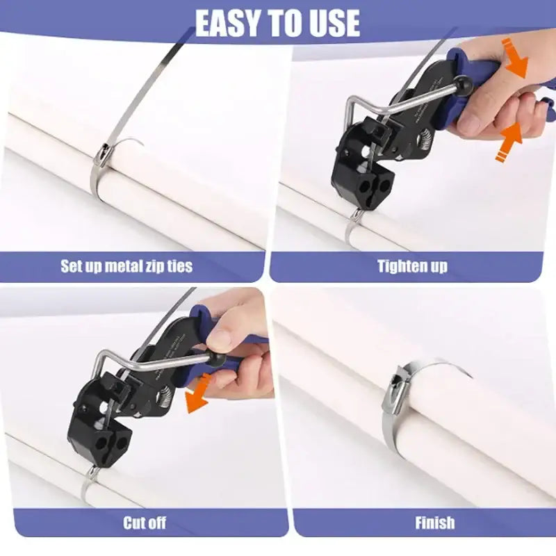 Metal zip tie tool for cutting and tightening from XMSJ Metalworking Semi Choice, Mainland China DIY