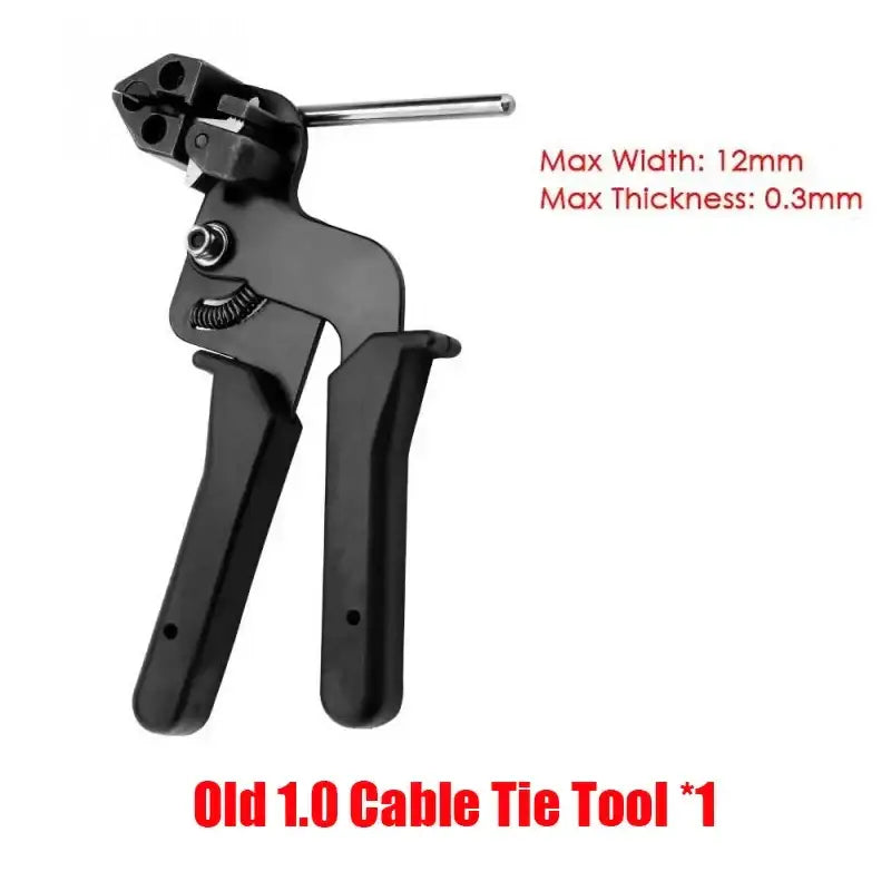 Black handheld cable tie tensioning and cutting tool from Mainland China DIY supplies