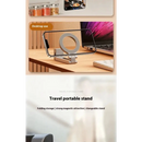 Foldable metal stand for laptops by YANGGLOB Universal Magnetic Holder from Mainland China