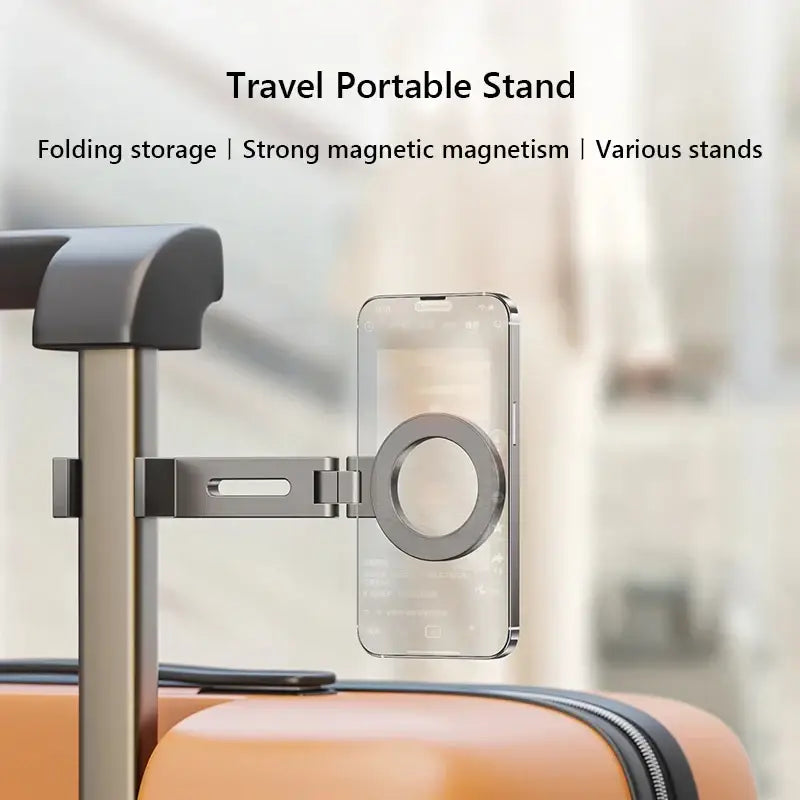 YANGGLOB Universal Magnetic Holder for portable phone attachment to luggage handles