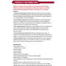 Product information sheet showcasing features of YANGGLOB Universal Magnetic Holder from Mainland China