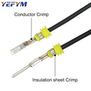 Electrical wire crimping tool SN-11BO with yellow plastic and metal tips Mainland China DIY Supplies