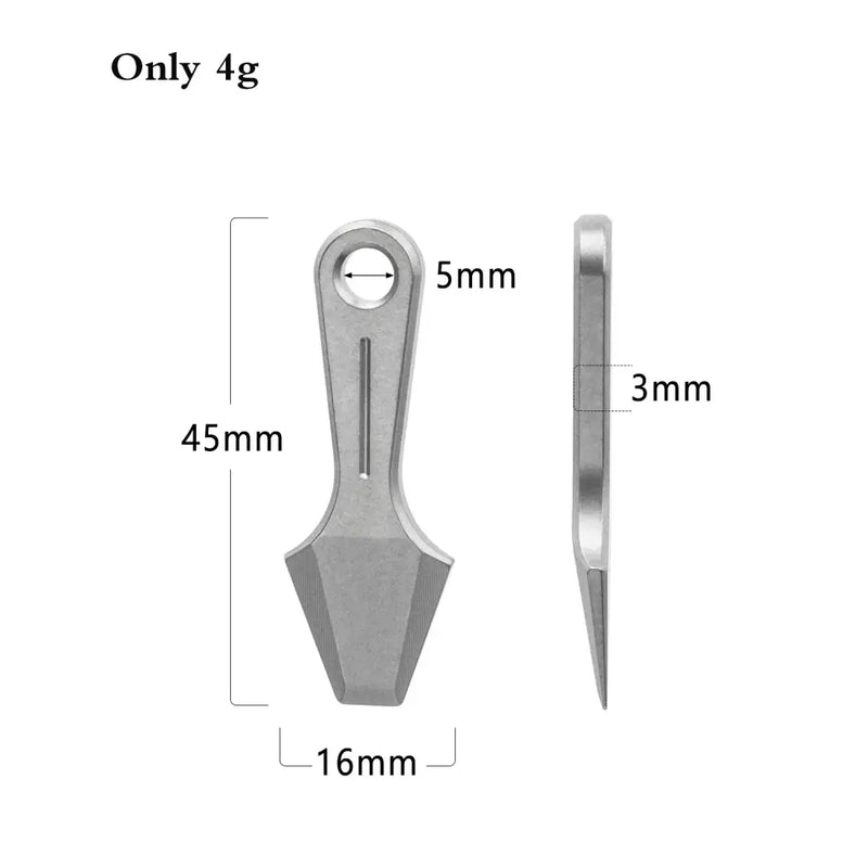 Metal tool with flat blade and circular handle in YESISOK Titanium Steel Semi from Mainland China Material