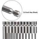 Set of hex shank screwdriver bits from YiSu CuiGuang Multifunctional Screwdriver Set