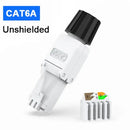 CAT6A unshielded network cable connector for ZoeRax Max Cat6A Ethernet Cables