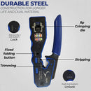 Multifunctional Zoerax WXQ-288 cable crimper with labeled components for wire work