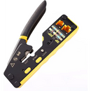 ZoeRax Cable Crimper WXQ-6088-YE for Cat6a Made with wire stripper functionality