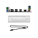 ZSUS X79 VG2 Motherboard I/O panel featuring various ports and connectors for enhanced performance